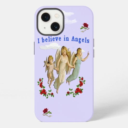 Ich glaube an Engel iPhone Hülle (Rückseite)