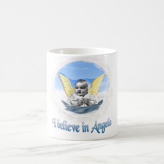 Ich glaube an Engel Kaffeetasse (Mittel)