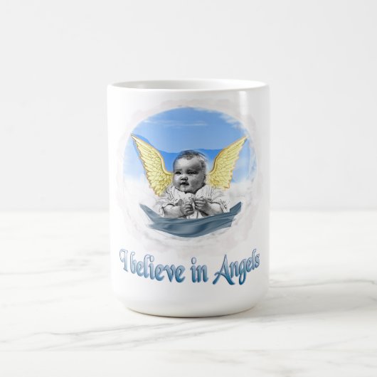 Ich glaube an Engel Kaffeetasse (Mittel)