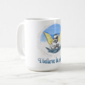 Ich glaube an Engel Kaffeetasse (Vorderseite Links)