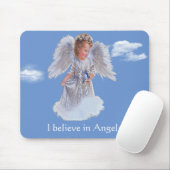 Ich glaube an Engel Mousepad (Mit Mouse)