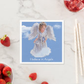 Ich glaube an Engel Serviette (Beispiel)