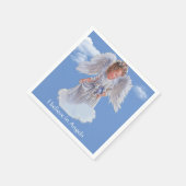 Ich glaube an Engel Serviette (Ecke)