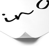 Ich glaube an Engel T - Shirt und Geschenke Poster (Ecke)