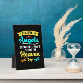 Ich glaube an Engel und Libellen Fotoplatte (Seite)