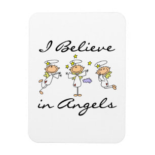 Ich glaube an Engels-T - Shirts und Geschenke Magnet