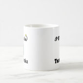 Ich glaube an Engpässe Kaffeetasse (Mittel)