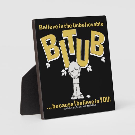 Ich glaube an EUCH! Fotoplatte (Vorderseite)