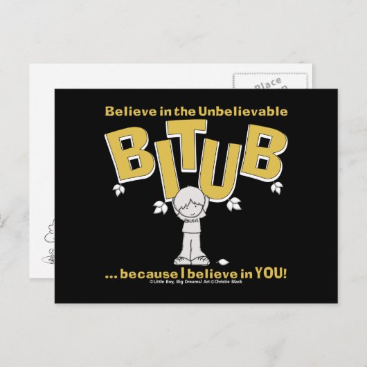 Ich glaube an EUCH! Postkarte (Vorne/Hinten)