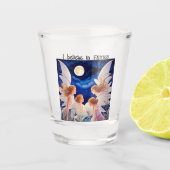 Ich glaube an Fairies Schnapsglas (Vorderseite)