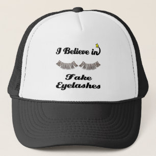 ich glaube an falsche Wimpern Truckerkappe