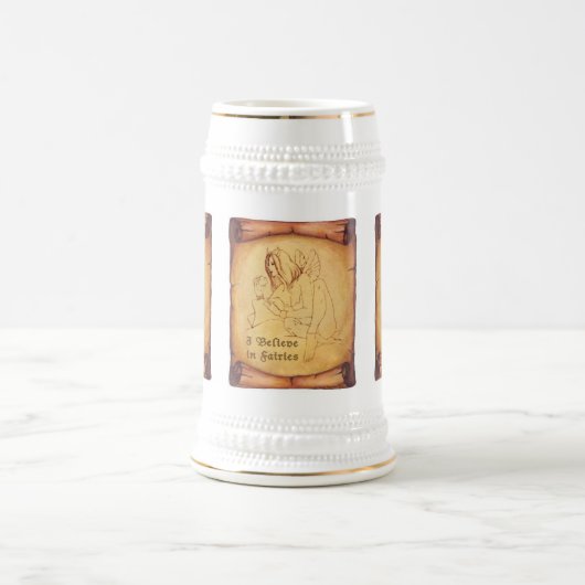 Ich glaube an Feen Bierglas (Mittel)