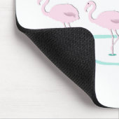 Ich glaube an Flamingos 2 Mousepad (Ecke)