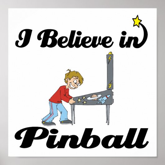 Ich glaube an Flipball Poster (Vorne)