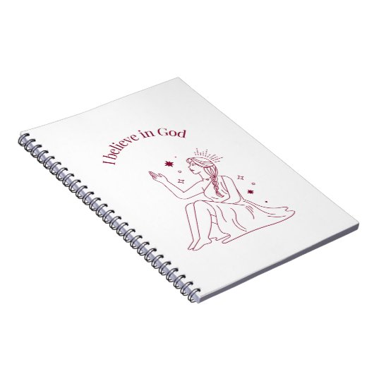 Ich glaube an Gott - Glaube und Spiritualität Ar Notizblock (Rechte Seite)