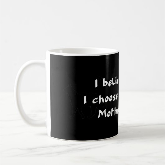 Ich glaube an Gott Mutter Natur Kaffeetasse (Links)