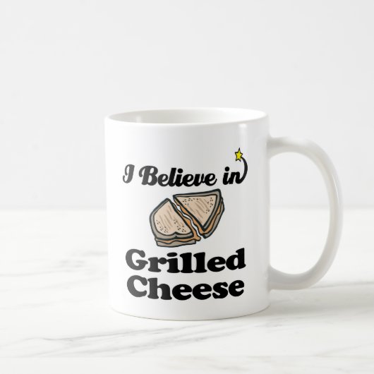 Ich glaube an Grillkäse Kaffeetasse (Rechts)