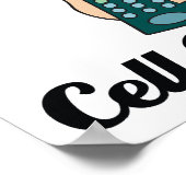 Ich glaube an Handys Poster (Ecke)