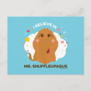 Ich glaube an Herrn Snuffleupagus Postkarte