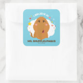 Ich glaube an Herrn Snuffleupagus Quadratischer Aufkleber (Tasche)