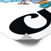 Ich glaube an Hinweise Poster (Ecke)