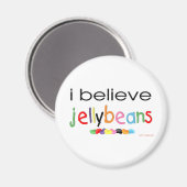 Ich glaube an Jelly Beans Magnet (Vorderseite/Rückseite)