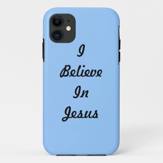 ICH GLAUBE AN JESUS Case-Mate iPhone HÜLLE (Rückseite)