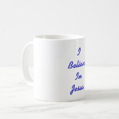 ICH GLAUBE AN JESUS KAFFEETASSE (Vorderseite Links)