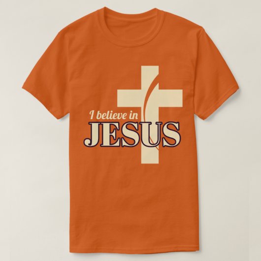 Ich glaube an Jesus T-Shirt (Design vorne)