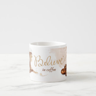 Ich glaube an Kaffee – Für Kaffeeliebhaber Espressotasse