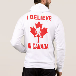Ich glaube an Kanada - Funny Bigfoot Hoodie