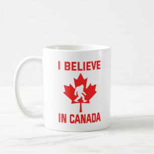 Ich glaube an Kanada - Funny Bigfoot Kaffeetasse