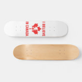 Ich glaube an Kanada - Funny Bigfoot Skateboard (Horizontal)