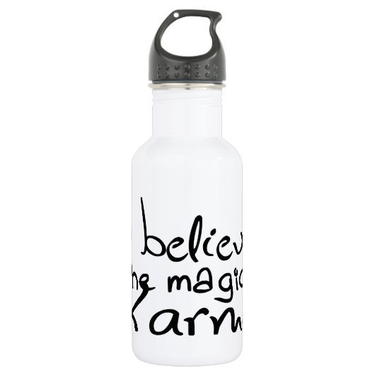 Ich glaube an Karma Trinkflasche (Vorderseite)