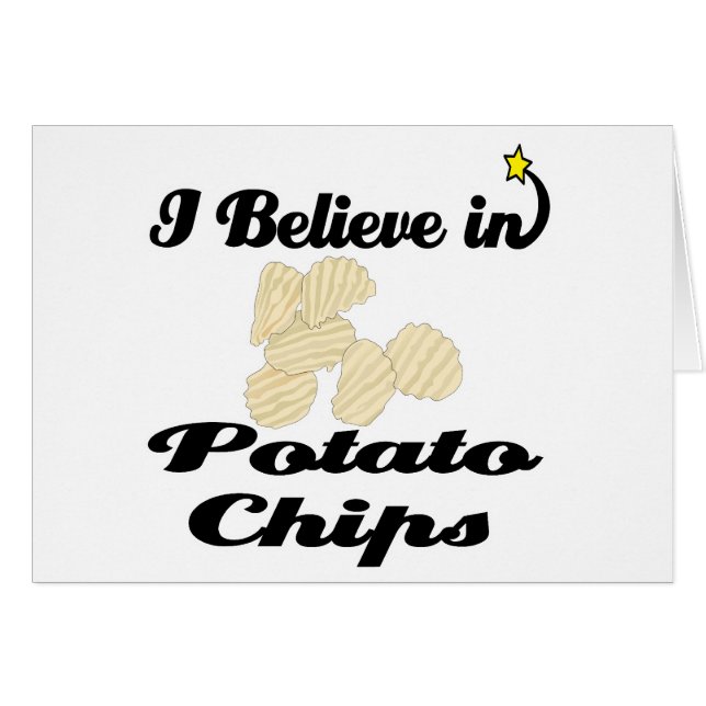 Ich glaube an Kartoffelchips (Vorderseite (Horizontal))