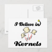 Ich glaube an Kerne Postkarte (Vorne/Hinten)