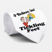 Ich glaube an kitzelnde Füße Krawatte (Gerollt)