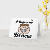 Ich glaube an Klammern Karte (Gelbe Blume)