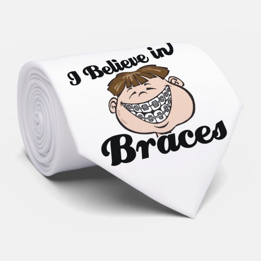 Ich glaube an Klammern Krawatte (Gerollt)