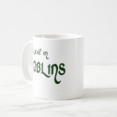 Ich glaube an Kobolde Kaffeetasse (Vorderseite Links)