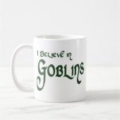 Ich glaube an Kobolde Kaffeetasse (Links)