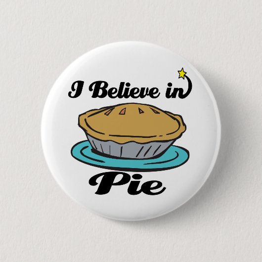 Ich glaube an Kuchen Button (Vorderseite)