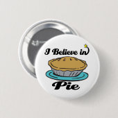 Ich glaube an Kuchen Button (Vorne & Hinten)