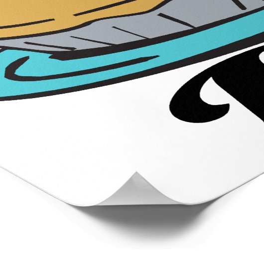 Ich glaube an Kuchen Poster (Ecke)