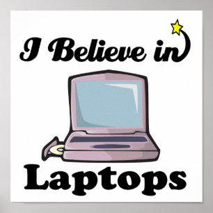 Ich glaube an Laptops Poster