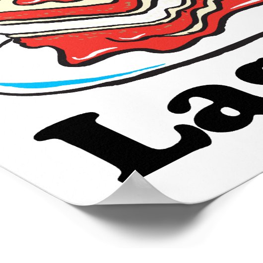 Ich glaube an Lasagne Poster (Ecke)