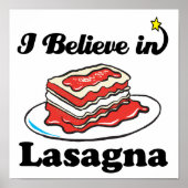 Ich glaube an Lasagne Poster (Vorne)