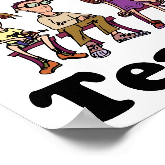 Ich glaube an Lehrer Poster (Ecke)