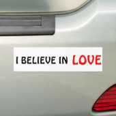 Ich glaube an Liebe Autoaufkleber (Auf Auto)