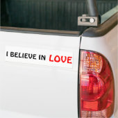 Ich glaube an Liebe Autoaufkleber (Auf Lkw)